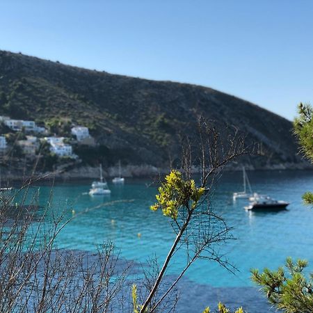 Primera Linea De Playa Moraira Exterior foto