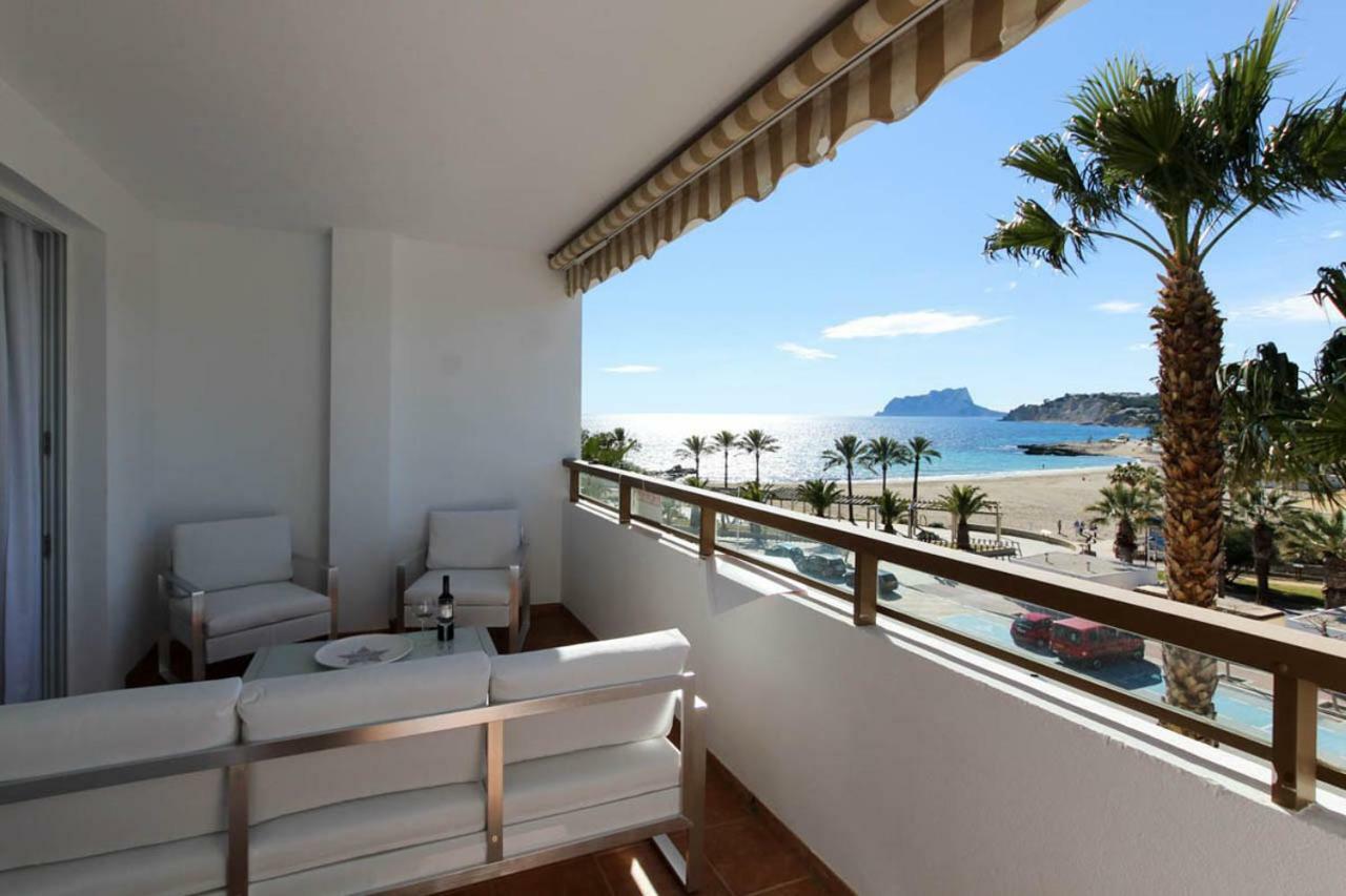 Primera Linea De Playa Moraira Exterior foto